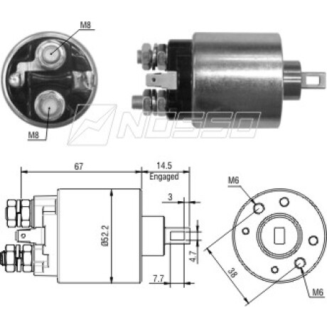 AUTOMATICO DE ARRANQUE - RENAULT CLIO 9-11-19 PRESTOLITE ZM AUTOMATICO DE ARRANQUE - RENAULT CLIO 9-11-19 PRESTOLITE ZM