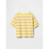 SS RELAXED STRIPED GRAPHIC TEE FRESH YELLOW 936