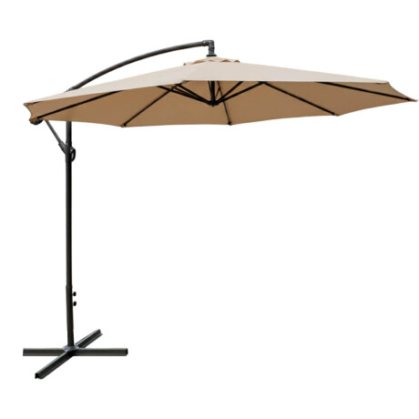 Sombrilla Jardín Exterior Impermeable Banana 3mt Beige