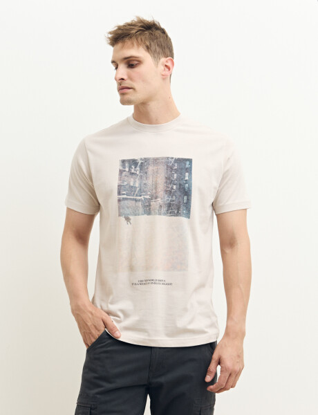 520308 T-SHIRT HARRY Natural