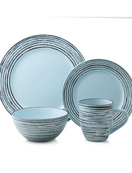 SET 16 PIEZAS STONEWARE D27.5-21-15/420ML BIRCH SKY THOMSON SET 16 PIEZAS STONEWARE D27.5-21-15/420ML BIRCH SKY THOMSON