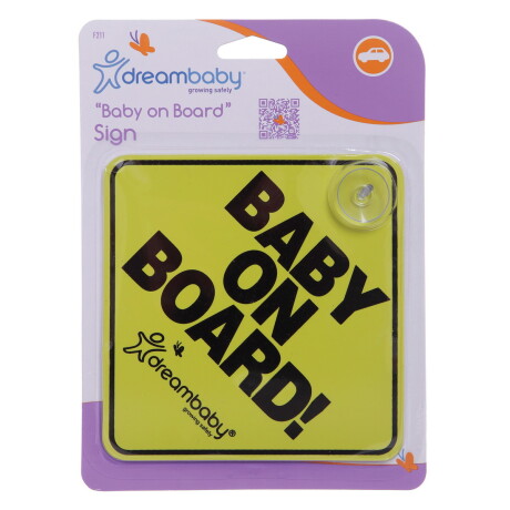 Cartel de aviso bebé a bordo personalizable 