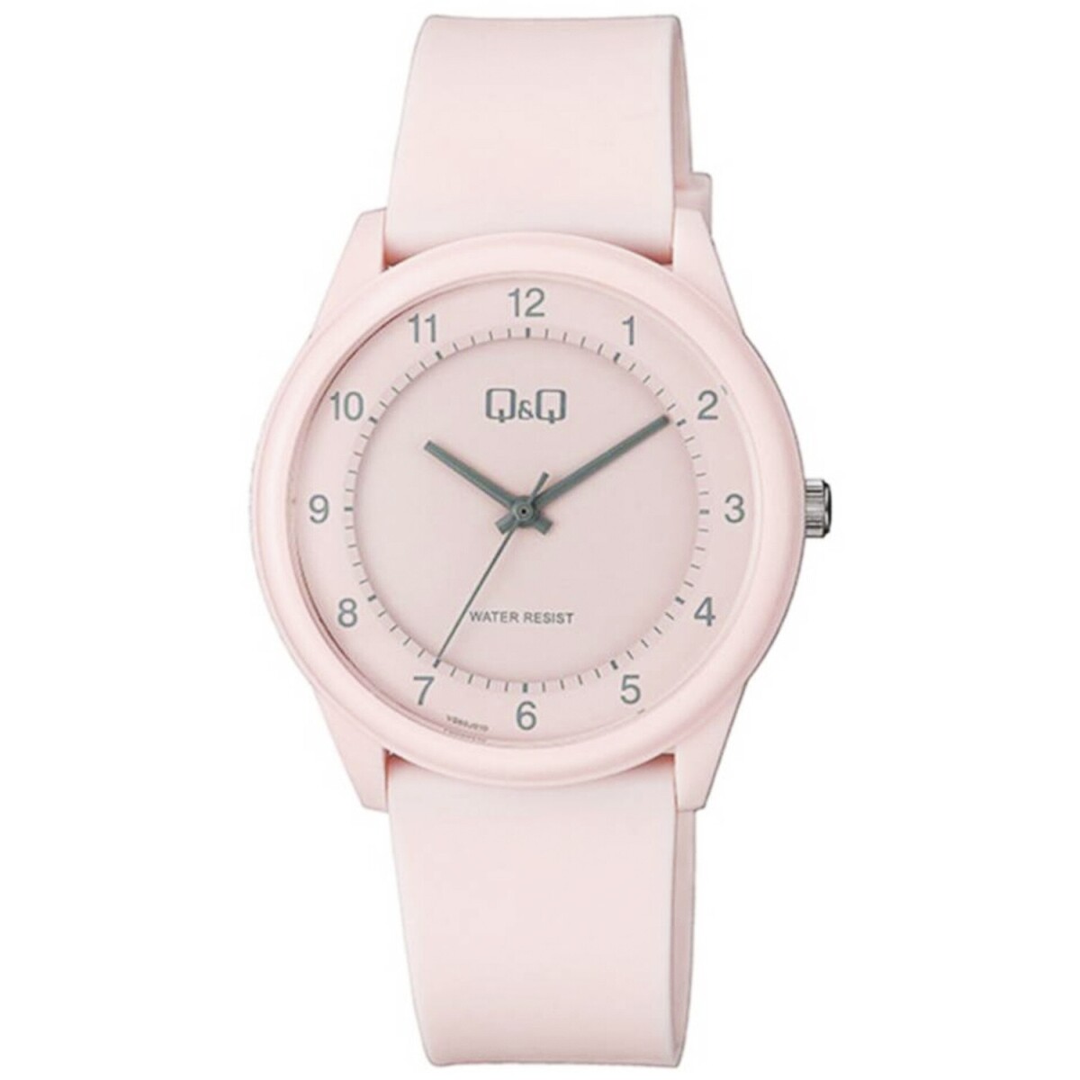 Reloj Análogo Q&Q VS60J010Y Resistente Al Agua - Rosa,Rosa,Rosa 