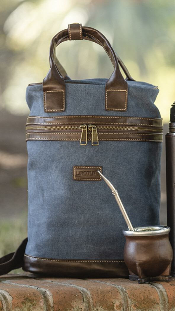 KIT MATERO NORTH STAR AZUL DENIM CON CHOCOLATE