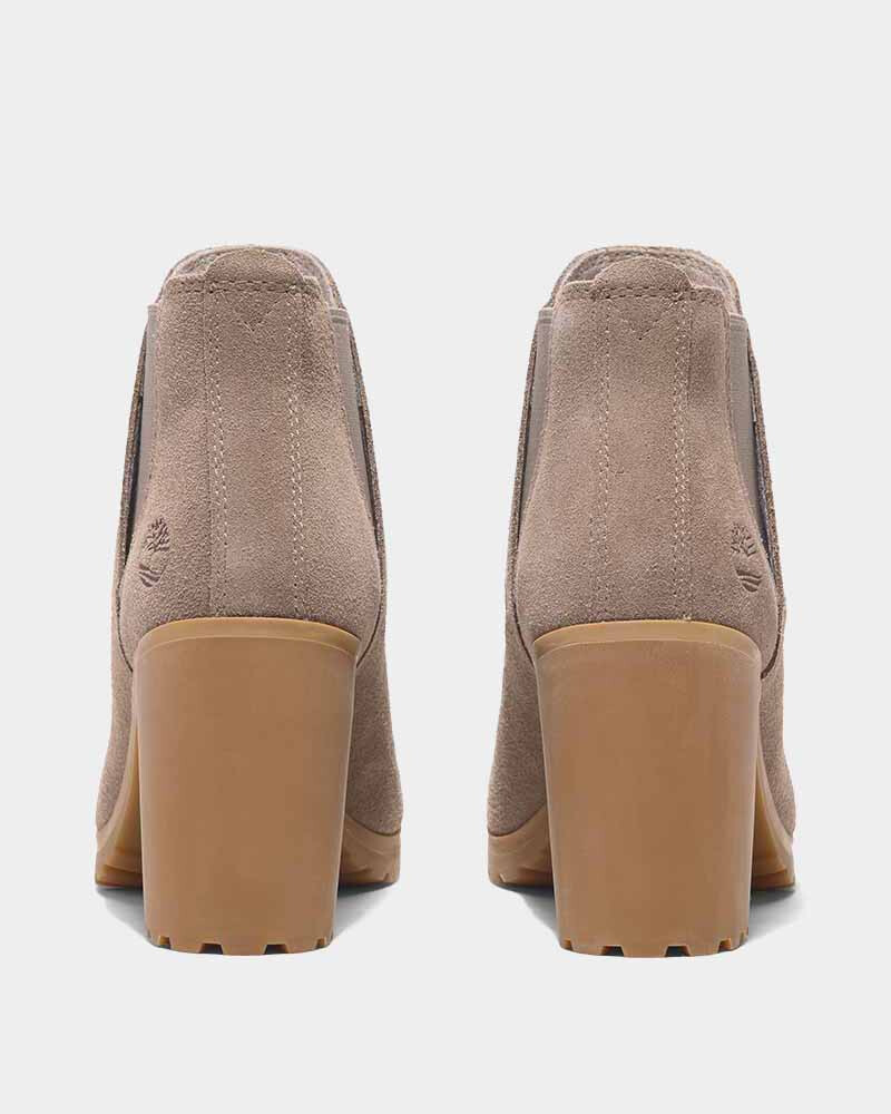 Botas Chelsea Allington Mid Mujer Taupe Suede