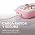 Cámara Gatito Infantil Instantánea 48MP Con Juegos Y Música Color Rosa