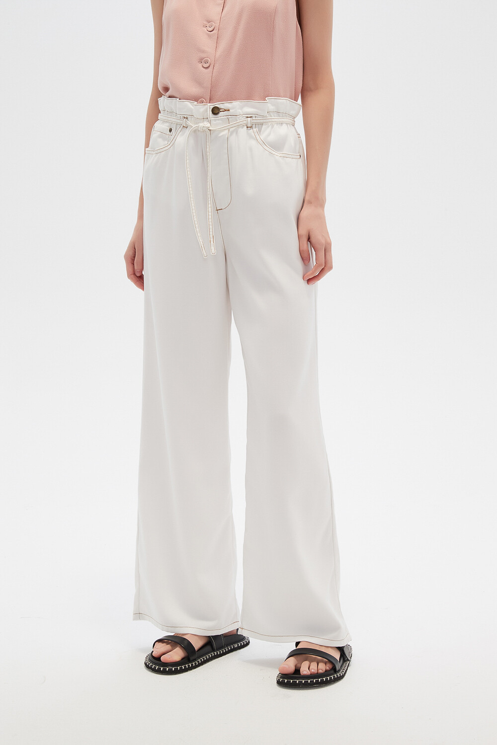 Pantalon Ravon Blanco