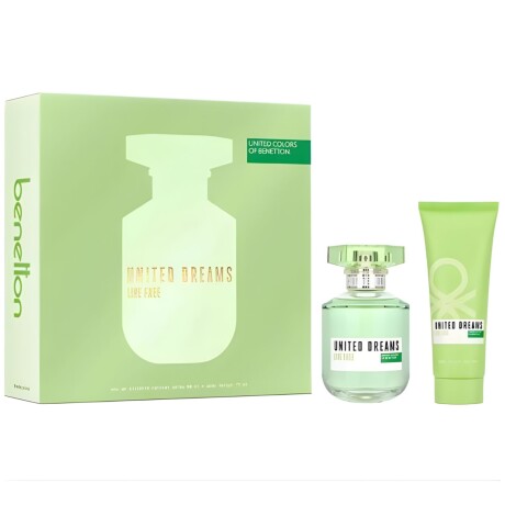 Set Perfume Benetton Live Free EDT 80ml + Body Lotion Para Mujer Aroma Floral Set Perfume Benetton Live Free EDT 80ml + Body Lotion Para Mujer Aroma Floral