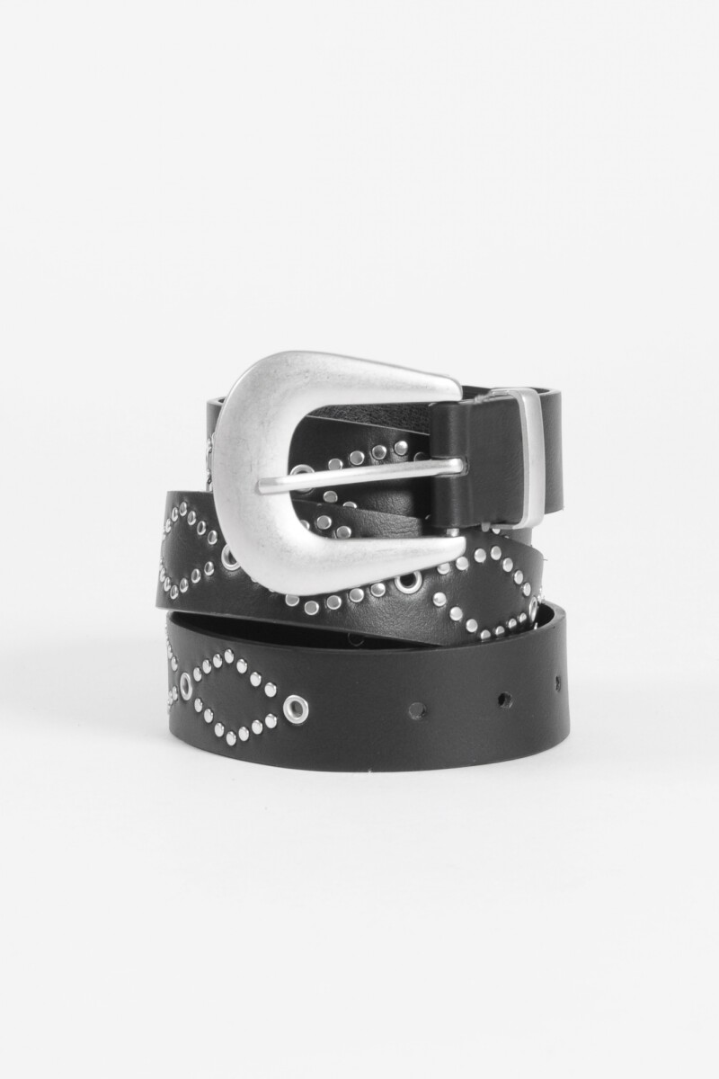 Cinturón tachitas negro