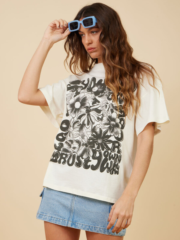 T-SHIRT AINSA RUSTY Blanco