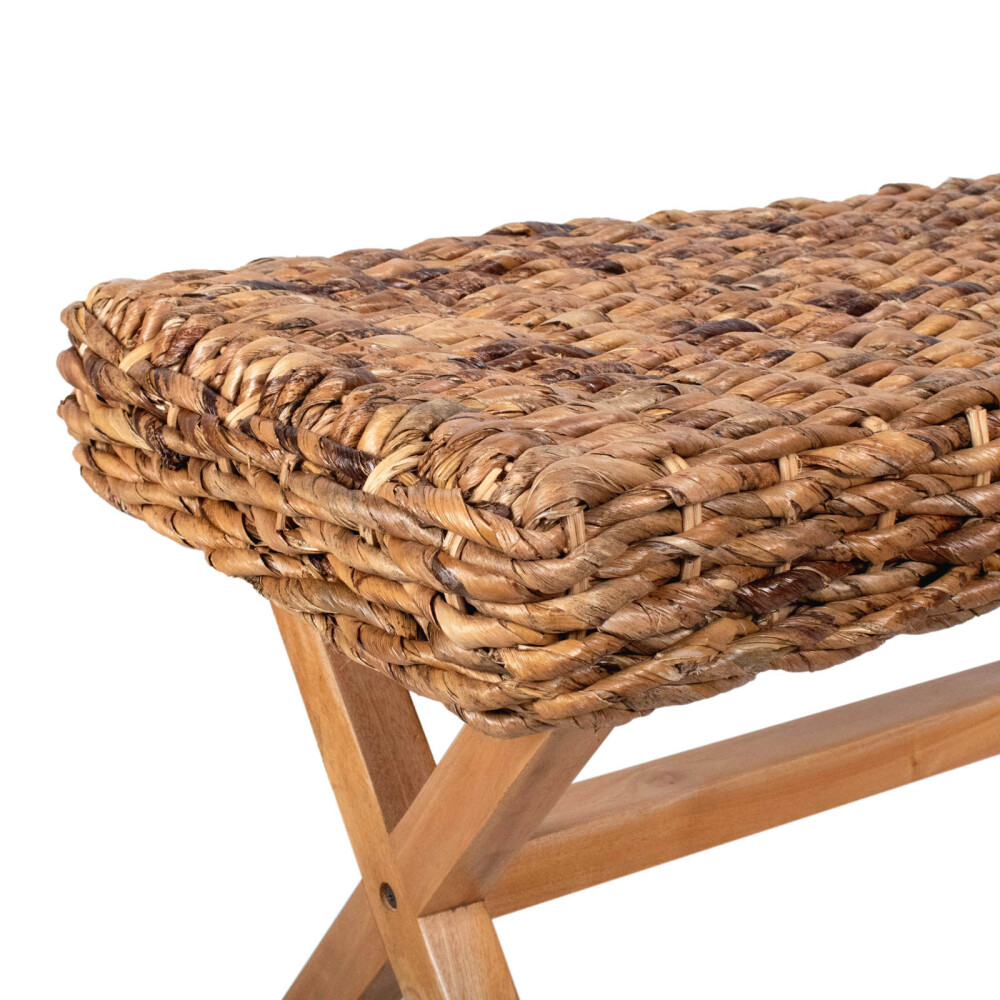 PIE DE CAMA RATTAN-Y-MADERA NATURAL-BEIGE SURI