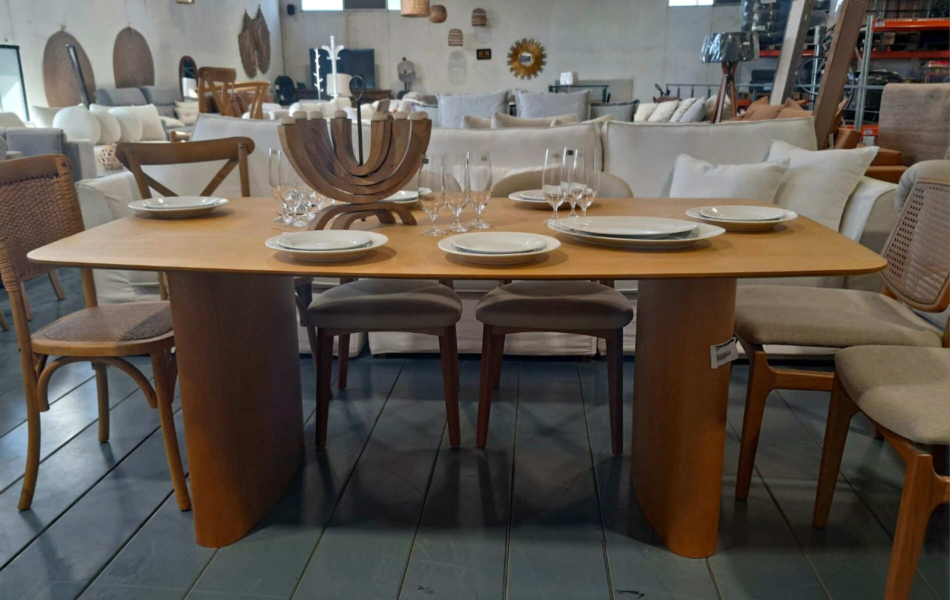 Mesa comedor Miel 1.80m 