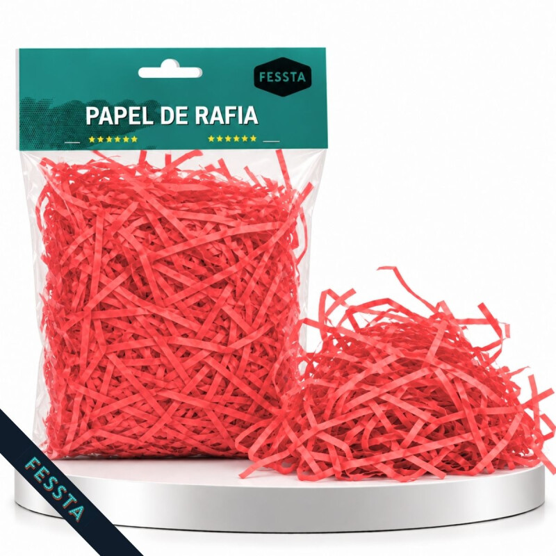 Papel Picado en Tiras 40 GRS Rojo