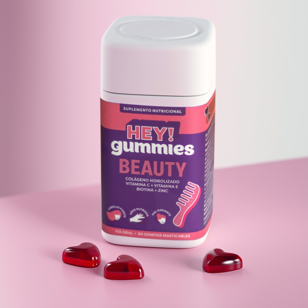 HEY GUMMIES BEAUTY FR. X 60 COMP. única