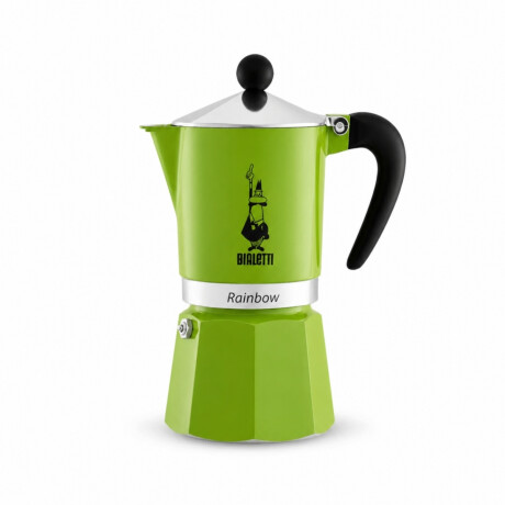 Cafetera Moka Rainbow Verde 270ml 6 Tazas Bialetti Cafetera Moka Rainbow Verde 270ml 6 Tazas Bialetti
