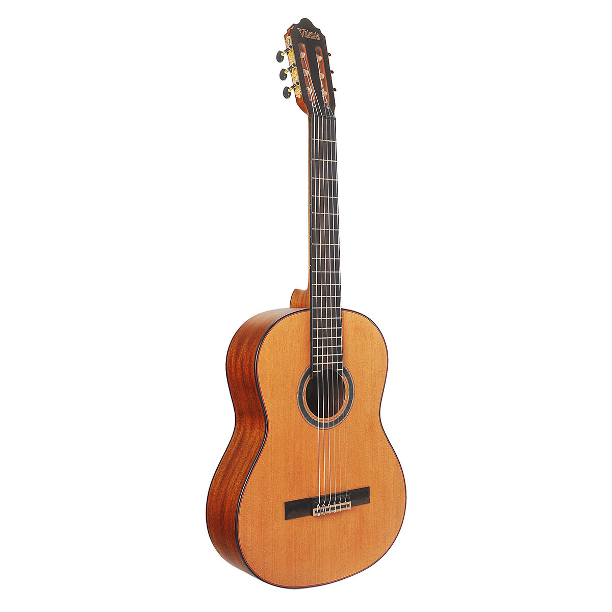 GUITARRA CLASICA VALENCIA VC714 NATURAL TAPA SOLIDA 