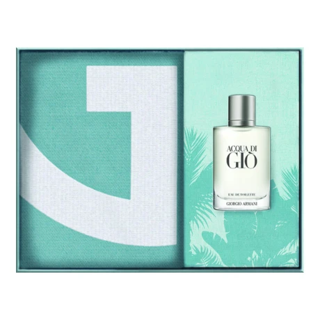 Cofre Acqua di Gio Fragancia Hombre EDT 100ml + Towel Summer Cofre Acqua di Gio Fragancia Hombre EDT 100ml + Towel Summer