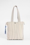 Shopper matelaseada beige