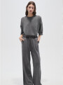 Pantalon Deportivo Durda Gris Oscuro