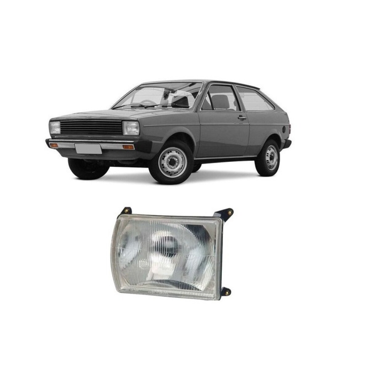 SEMIOPTICA DERECHA GOL / AMAZON / PARATI G1 82/87 