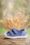 Basquet doble velcro enzimático Azul