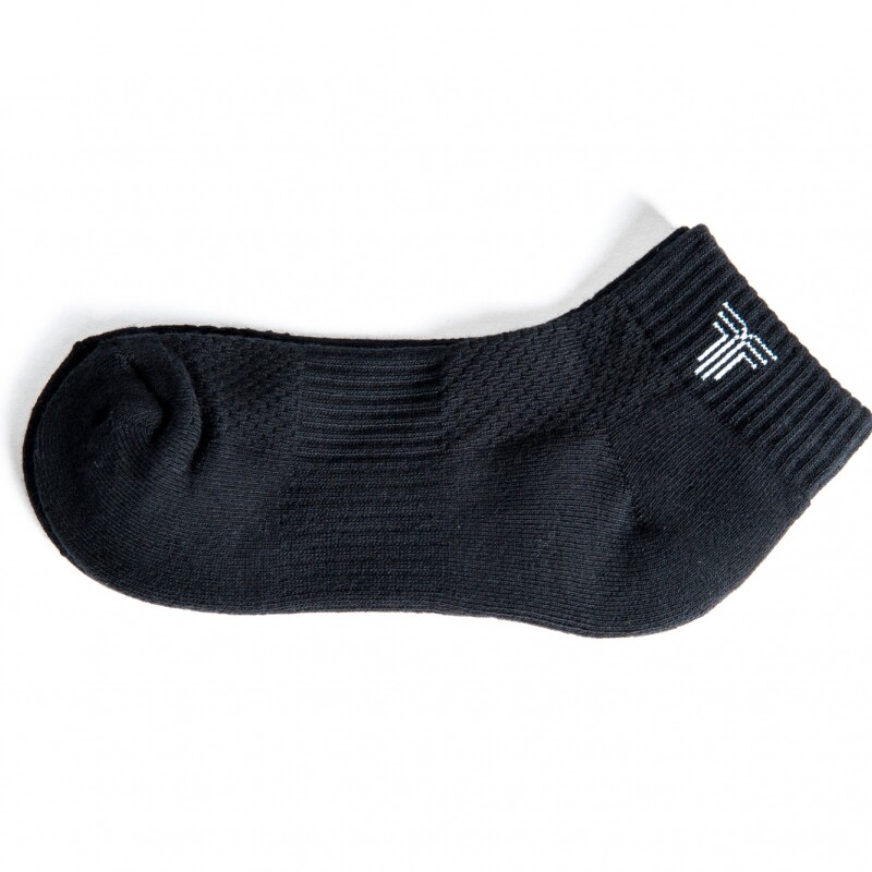 Medias Tripack Soquete Unisex Negro