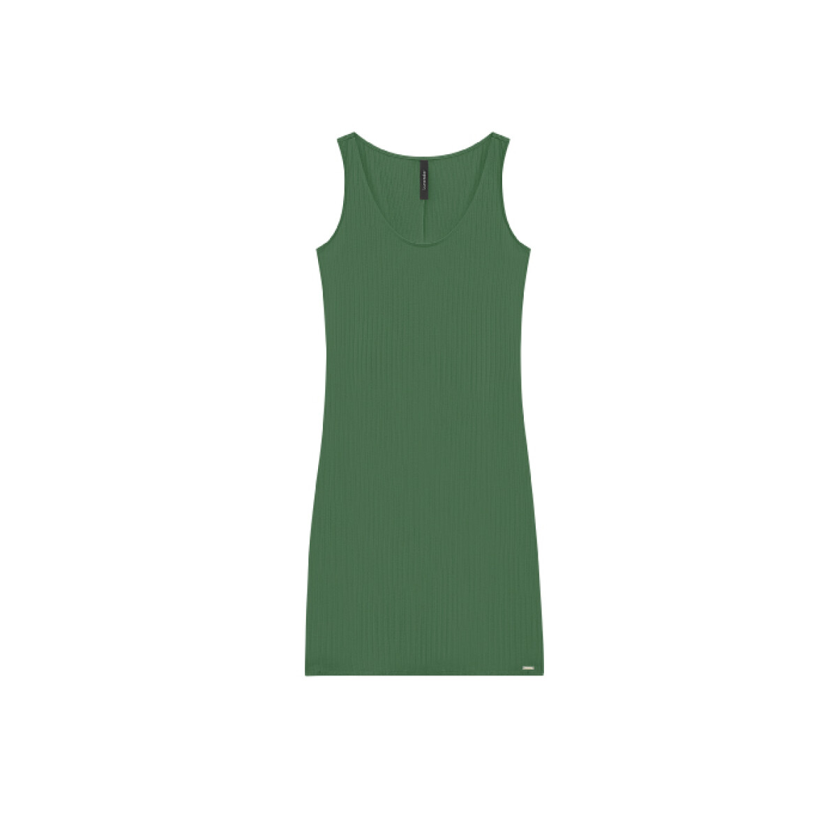 VESTIDO BÁSICO - Verde Oscuro 