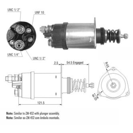 AUTOMATICO DE ARRANQUE - CUMMINS/EMBOLO 37MT 12V ZM AUTOMATICO DE ARRANQUE - CUMMINS/EMBOLO 37MT 12V ZM