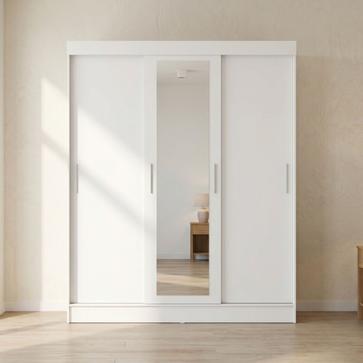 Ropero 3 Puertas Wardrobe - Blanco Mate 