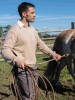 Buzo tejido cuello redondo Beige