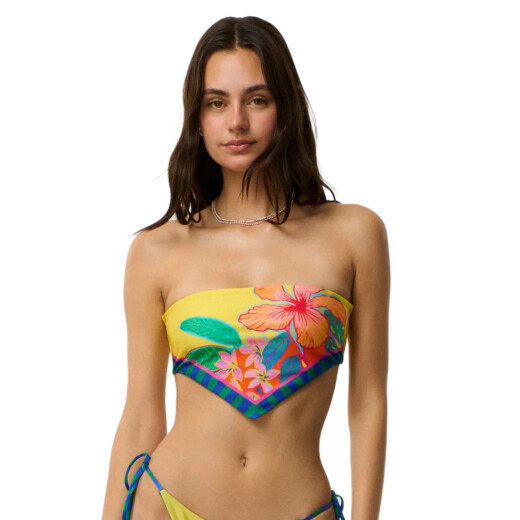 Top Rip Curl Bliss Scarf Bandeau Top - Multicolor Top Rip Curl Bliss Scarf Bandeau Top - Multicolor