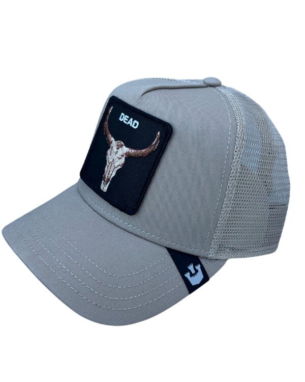 Gorra Goorin Bros Trucker Baseball - The Dead Skull Beige