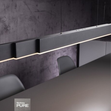 Colgante led lineal motorizado con varias funciones, gris plata Colgante led lineal motorizado con varias funciones, gris plata