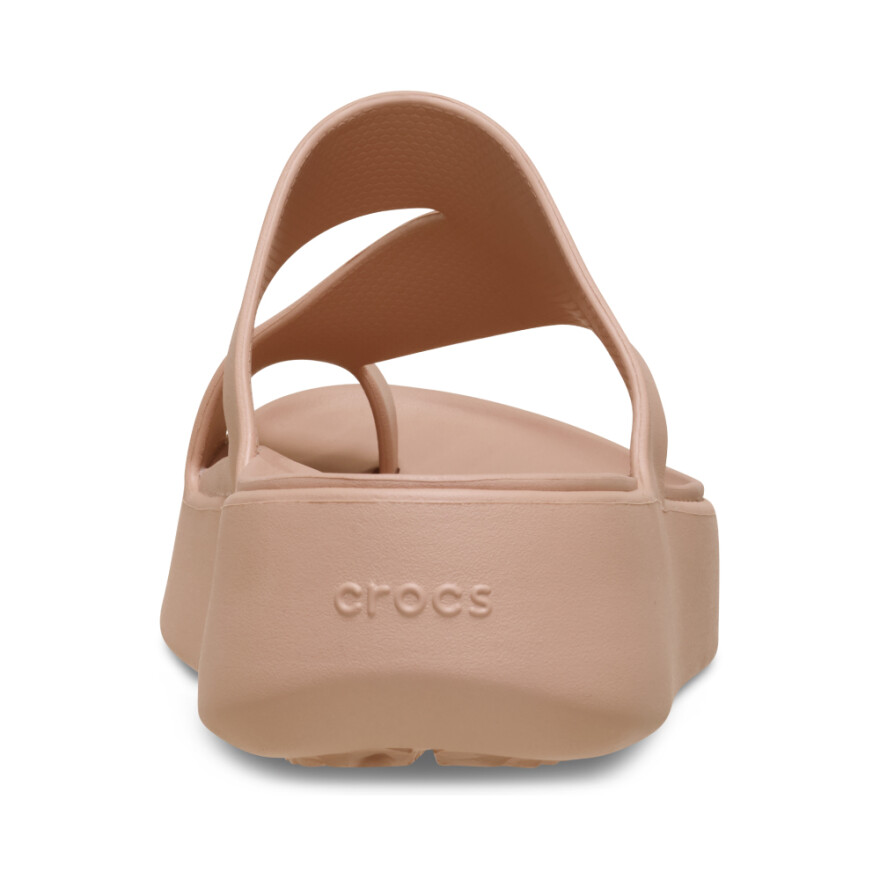 Sandalias Crocs Getaway Platform Toe Loop Mujer Pink Caramel