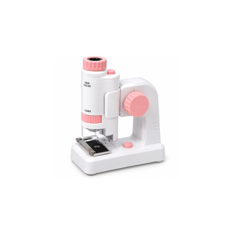 Microscopio infantil con accesorios Rosado