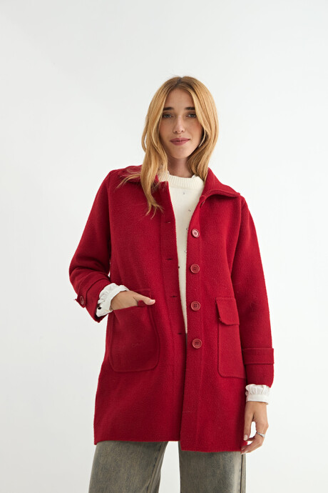 ABRIGO MAHIOT ROJO