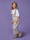 Pantalon Con Tirantes Gris