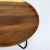 BANDEJA RED MARRON COMB C/SOPORTE 25X12CM Unica