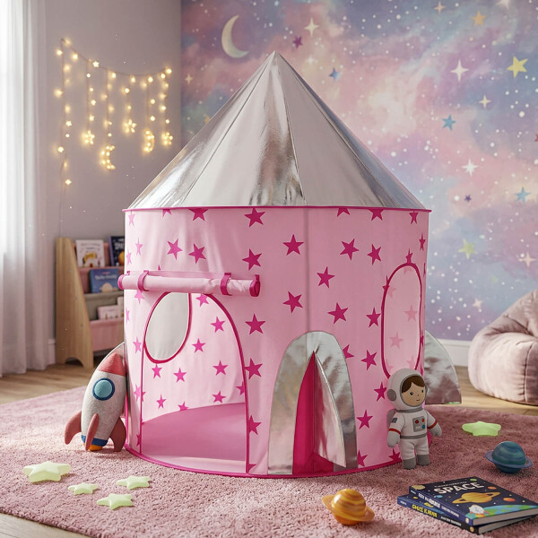 Carpa Casita Infantil Para Niños Casa Tipi Espacio Nave Cohete Espacial Estrellas Imback Color Rosa Carpa Casita Infantil Para Niños Casa Tipi Espacio Nave Cohete Espacial Estrellas Imback Color Rosa