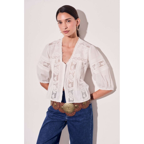 Blusa Boho Nacar