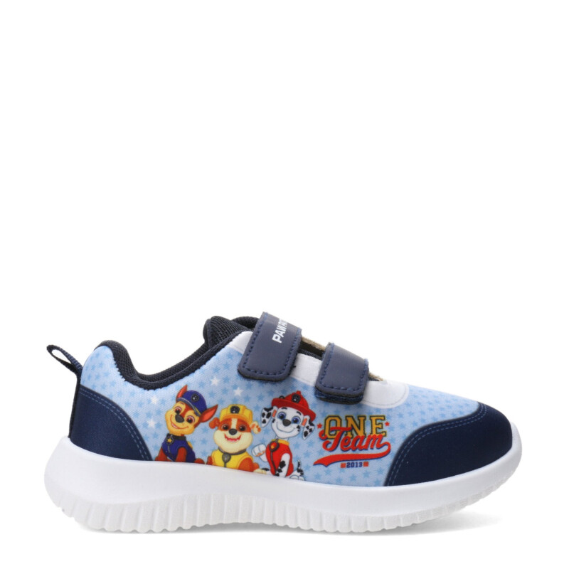 Championes de Niños Nickelodeon Paw Patrol One Team Celeste - Azul