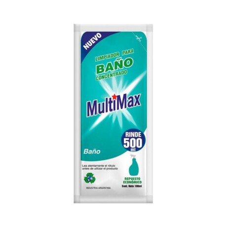Limpiador para baño concentrado MULTIMAX 100ml Limpiador para baño concentrado MULTIMAX 100ml