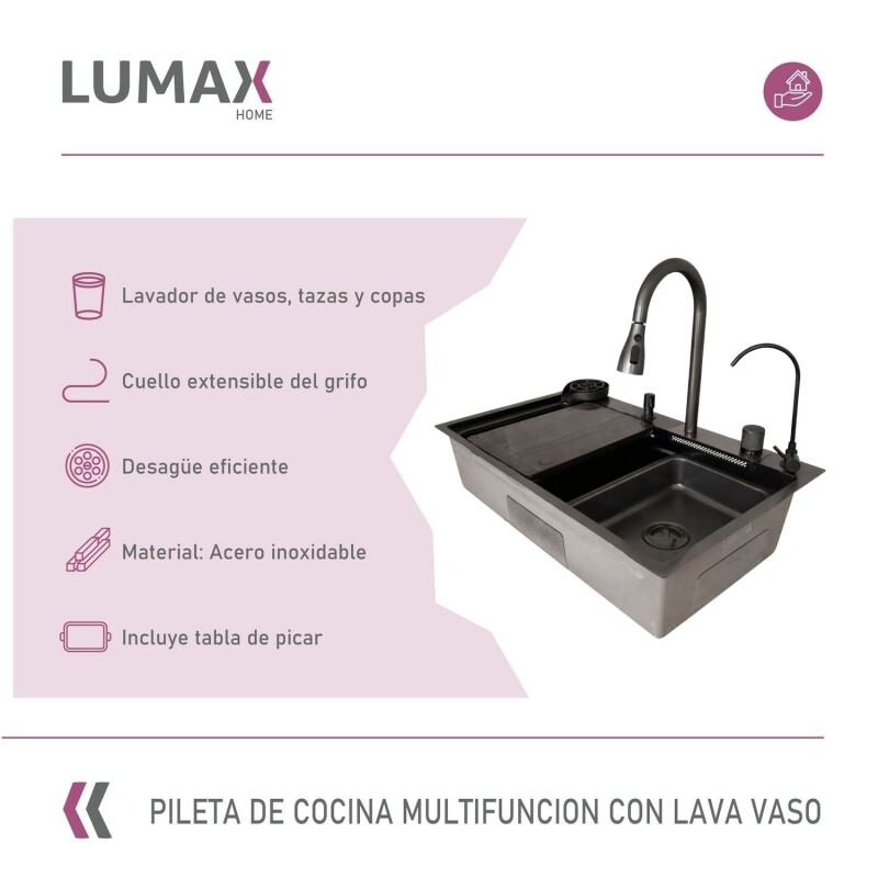 Pileta de Cocina Acero Inox Multifuncional Pileta de Cocina Acero Inox Multifuncional
