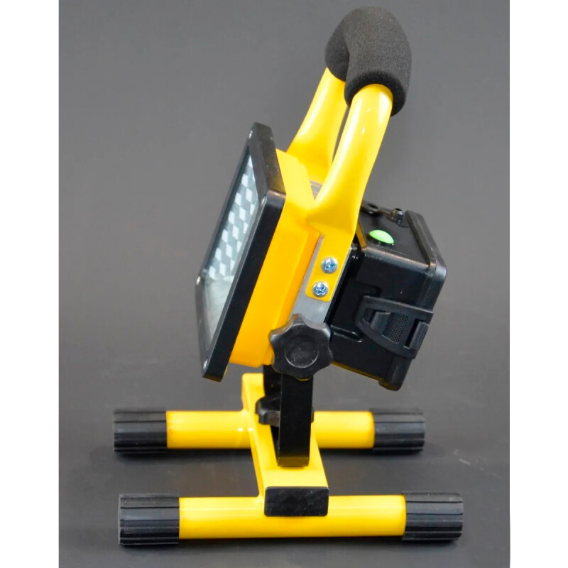 Foco led recargable 30 W AMARILLO