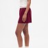 FLANNEL BOXER SHORT BURGUNDY STRIPE