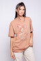 REMERA DREAMER SNAKE Beige Oscuro