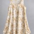 Vestido Lina Estampado Camel
