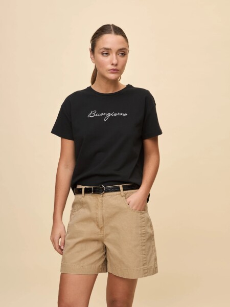 T-SHIRT ALLIE HEGRA NEGRO