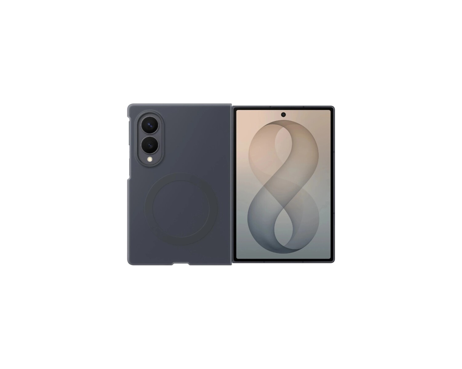 Funda Samsung Silicone Magnet para Galaxy Z Fold8 - Black 