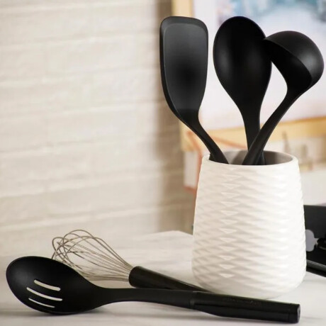 Utensilios Cocina 6 Piezas Negro KitchenAid Utensilios Cocina 6 Piezas Negro KitchenAid